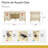 Platine de Royale 7-Drawer Wood Desk - Champagne-1449692357