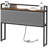 Upholstered Headboard with Charging Station and Open Storage-983392698