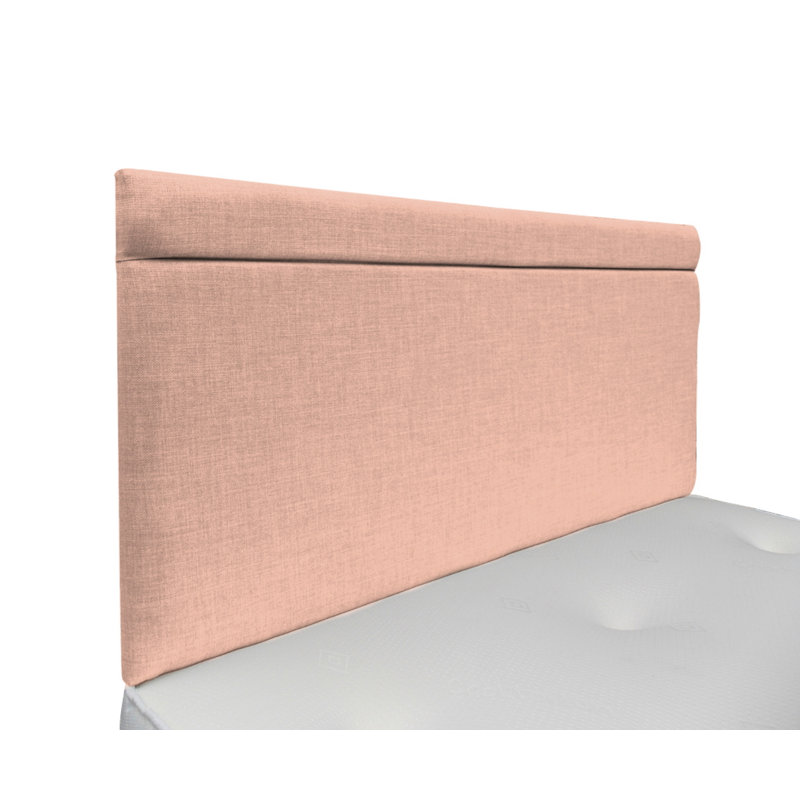 Burchette Upholstered Headboard, Small Single (2'6), Plush Velvet, Pink