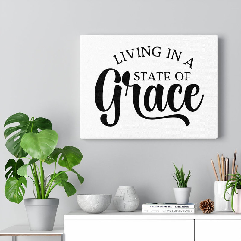 «Living In a State of Grace», reproduction d'art murale prête à être accrochée, H 11 po x l 14 po