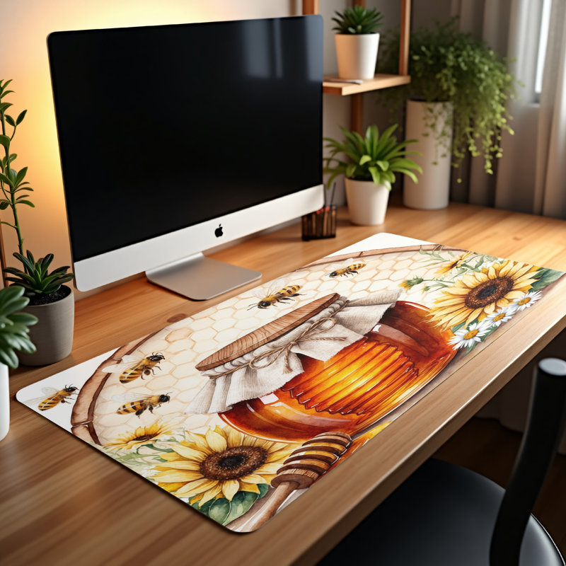 Polyester Desk Pad, 31.5x15.5