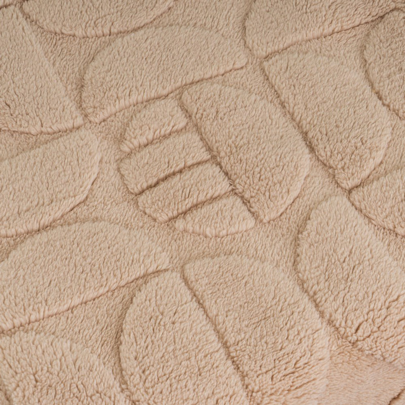 Chunky Knit Throw Blanket, Beige