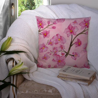  Flowers Outdoor Throw Pillow