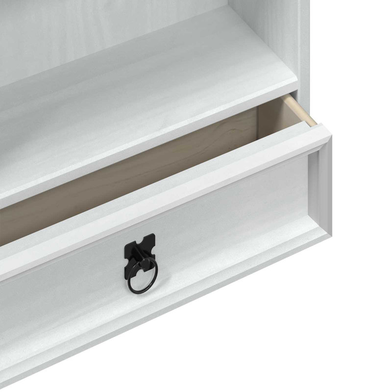 Solid Wood 103cm H Media Shelves