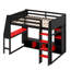 Lit mezzanine avec bureau Gaming