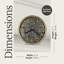Brender Metal Analog Wall Clock