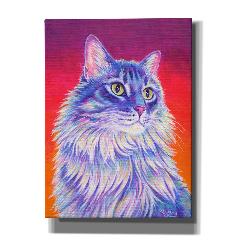 Sur toile, H 54 po x l 40 po x P 1,5 po