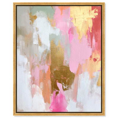 Peony Glow Canvas Pastel Abstracts by Art Remedy