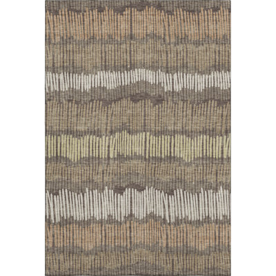 Premium Machine Washable Prisco Brown Rug