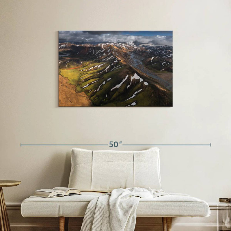 Chaîne de montagnes d'Alvord, Islande, H 24 po x l 36 po