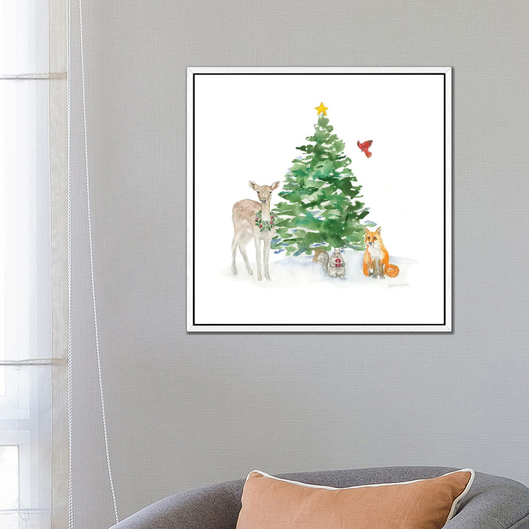 Woodland Animal Christmas von Susan Windsor - Gallery-Wrapped Canvas Giclée on Canvas