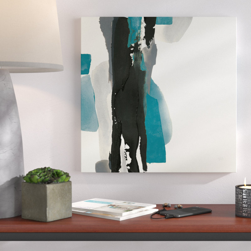 « black and-teinté ii », reproduction sur toile tendue, H 14 po x l 14 po