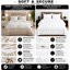 Trendy Complete Bedding Set 4 Piece Duvet Cover Fitted Sheet with Matching Pillow Cases 100% Microfibre Material-1679429906-1679429907