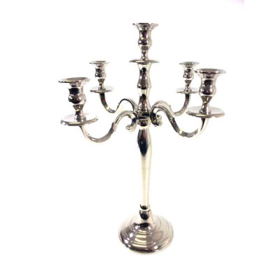 Metal Tabletop Candelabra