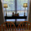 Kensley gold / cream patinated lamp
