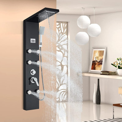 47.2'' Shower Panel with Fixed Shower Head