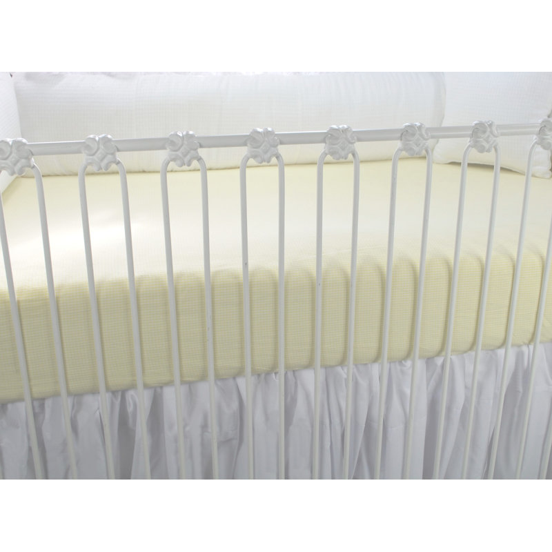 Drap-housse pour lit de bébé Gingham