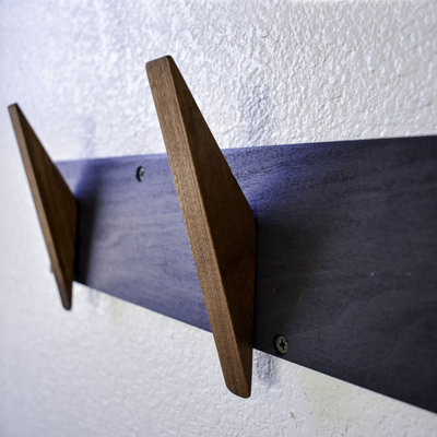 Portemanteaux mural en bois massif Jee