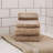 Sparkles Home | 3 Piece Cotton Towel Set | Rhinestone Stripe | Elegant Bathroom Decor-247914071