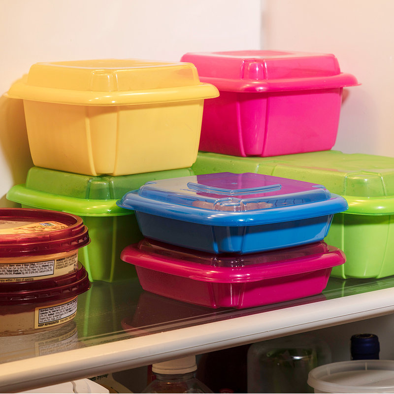Ensemble de 2 contenants alimentaires Scheid, Gris