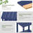Outdoor Side Table 2 Tier  Outdoor Table For Adirondack Side Tables For Outside Or Indoor Bamboo End Table For Pool Porch Weather Resistant Easy Maintenance-119291020