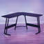 L-Shaped Metal Base Computer Desk