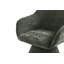 Chaise de salle à manger pivotante à 360 degrés avec pied conique, fauteuil d'appoint rembourré de forme cylindrique avec dossier en S-702862154
