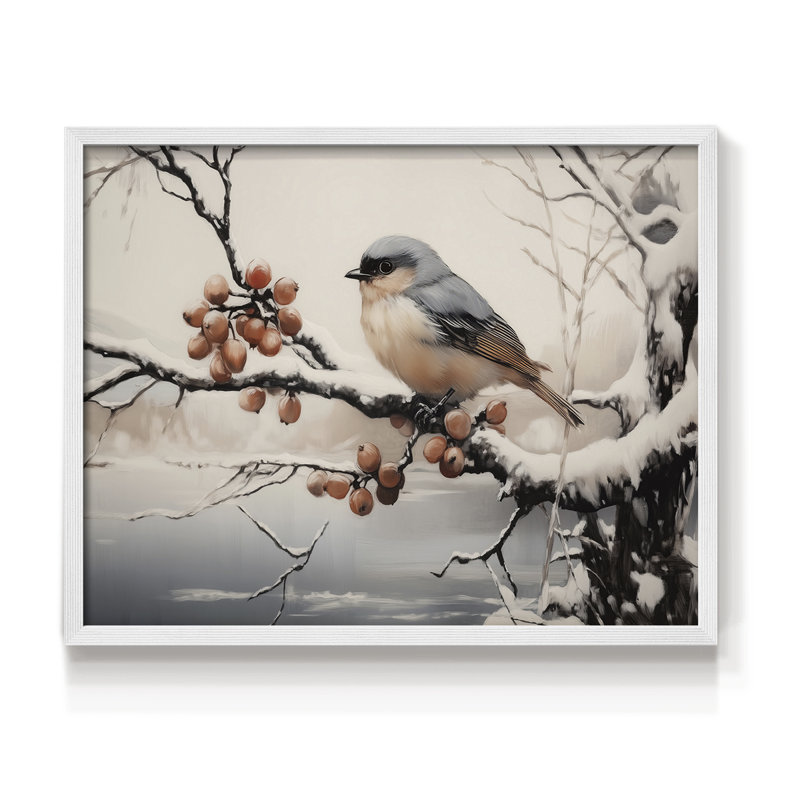 Art de Noël - DCCCLV - Reproduction encadrée - Restickable, H 16 po x l 20 po, Blanc