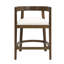 Tabouret de comptoir en bois d'hévéa Gurseese-875389646-875389640