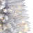 White Artificial Christmas Tree with Pre-Strung Lights