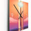 Horloge murale géométrique moderne lune Fases-99634468