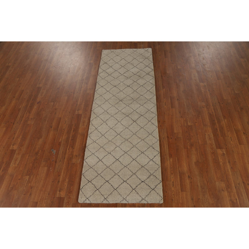 Tapis de couloir oriental marocain All-Over Trellis 3 x 8