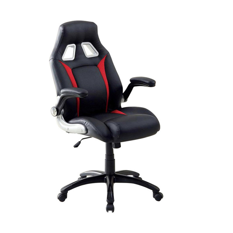 Street Racer Gaming Chair, Black/Red