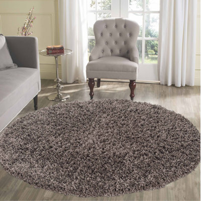 Esterly Shaggy Taupe Rug
