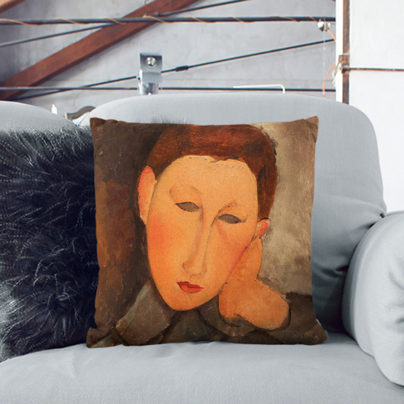 Square Cushion, Black, 40cm H x 40cm W x 15cm D
