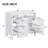 Bathroom Vanity Without Sink (White)