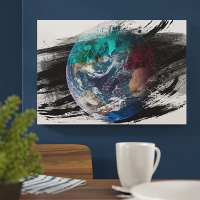 Earth From Space NASA - Wrapped Canvas