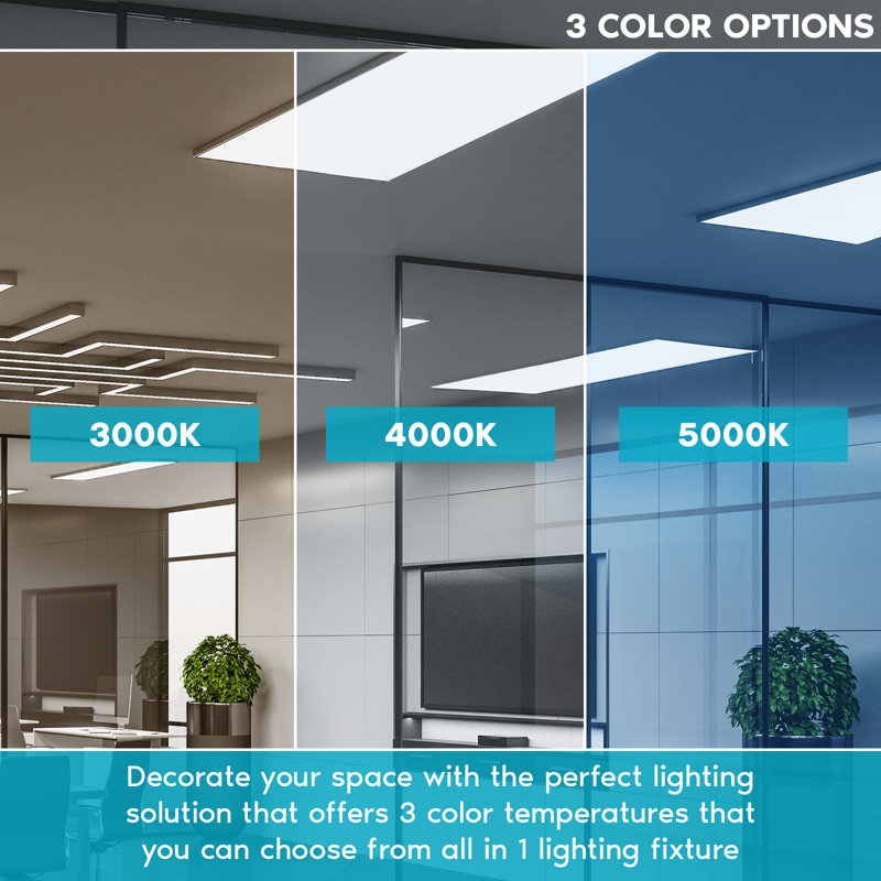Luxrite 48" White LED Surface Mount Panel Light