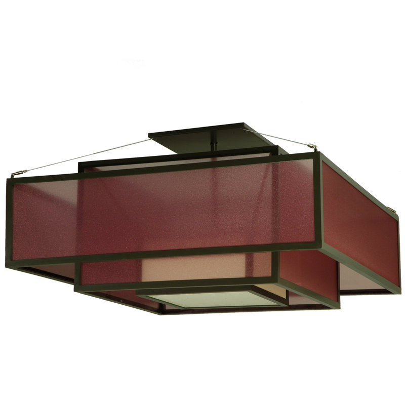 Quadrato 4 - Light Semi Flush Mount