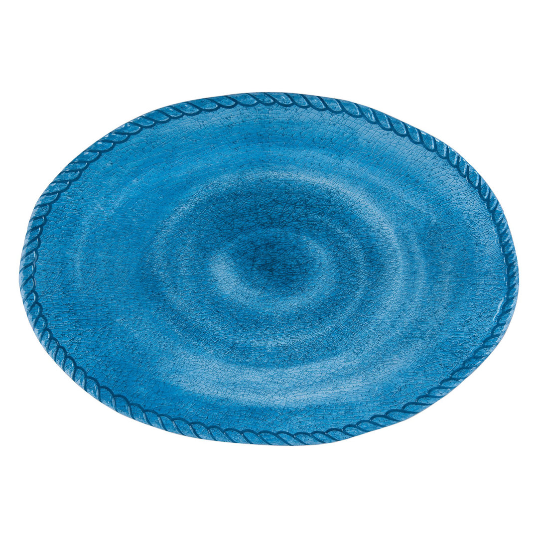 Rope 19" Melamine Platter Red Barrel Studio® 