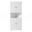 Armoire de rangement de coin haute pour salle de bain