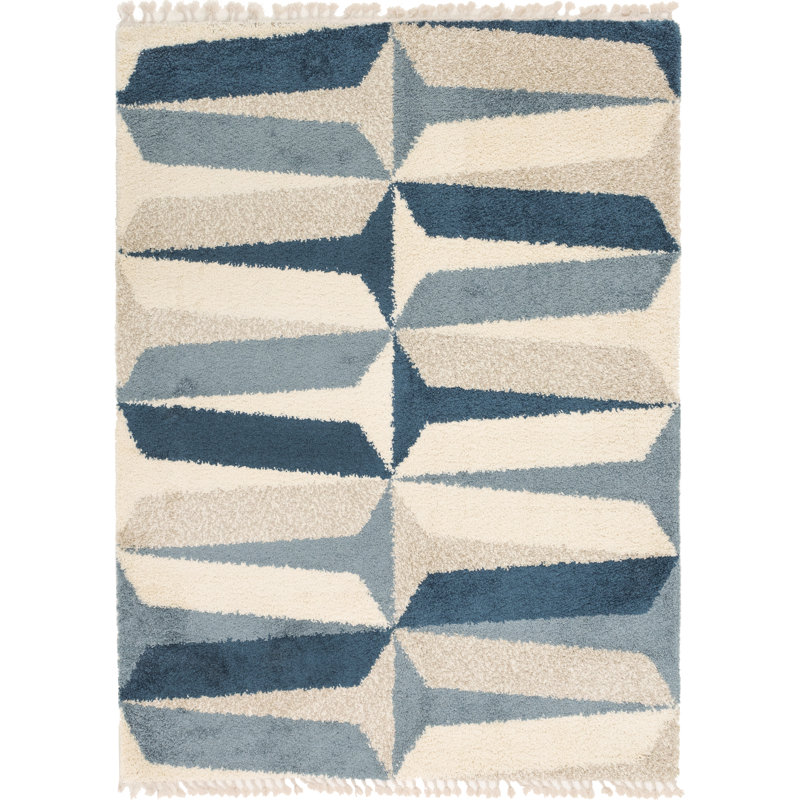 Mitzy Geometric Indoor Rug, Rectangle 9' x 12'2"