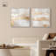 «Golden Luxe Room Room», ensemble de 2 impressions sur toile par -388470347-388470341-388470348