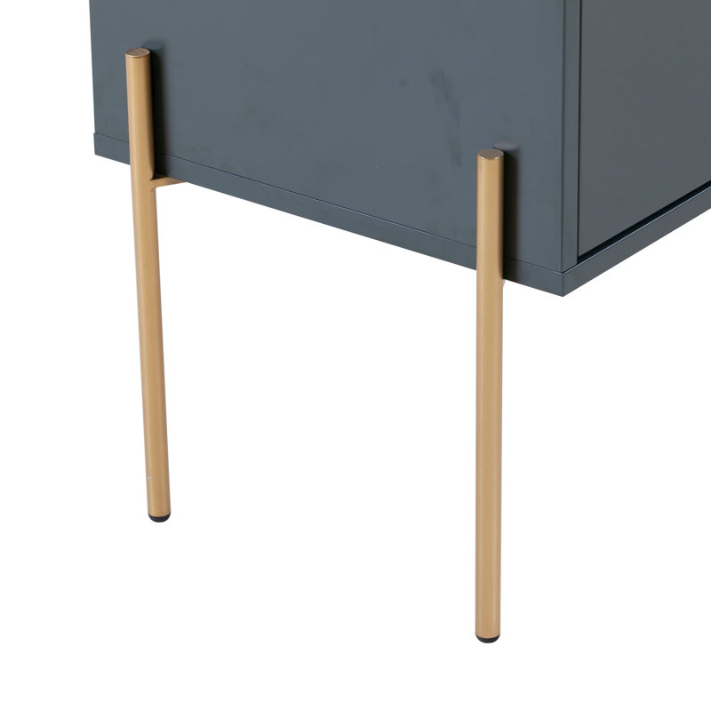 Nailea Modern TV Stand for TVs up to 55", Storage Entertainment Center, Media Center