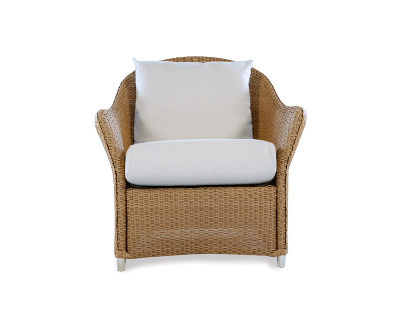 Weekend Retreat Outdoor Lounge Chair, Wayfarer Dune, Hickory