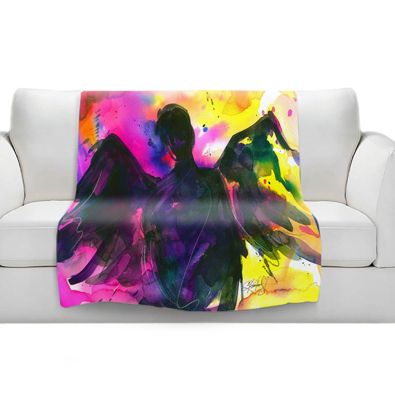 Couverture sherpa douce angel 21, l 68 po x L 80 po