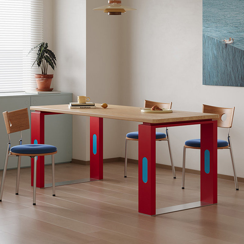Bureau multifonctionnel aux couleurs vives, H 29,52 po x l 78,74 po x P 31,49 po