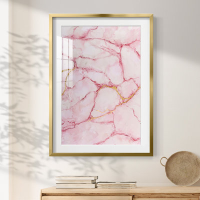 Rose Marble I -Framed Print