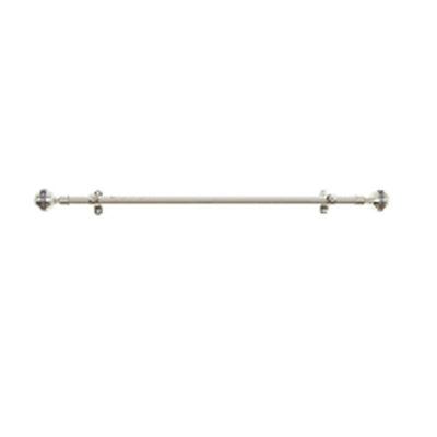 Tringle à rideaux simple métallique 1 po