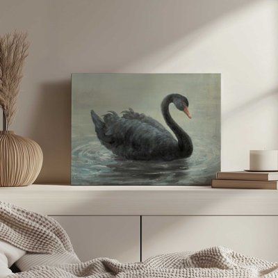 «Swan de natation» par Danhui Nai, reproduction d'art